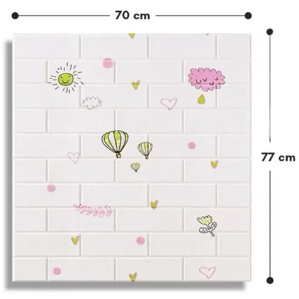Review Wallpaper Dinding Foam Motif Anak Termurah