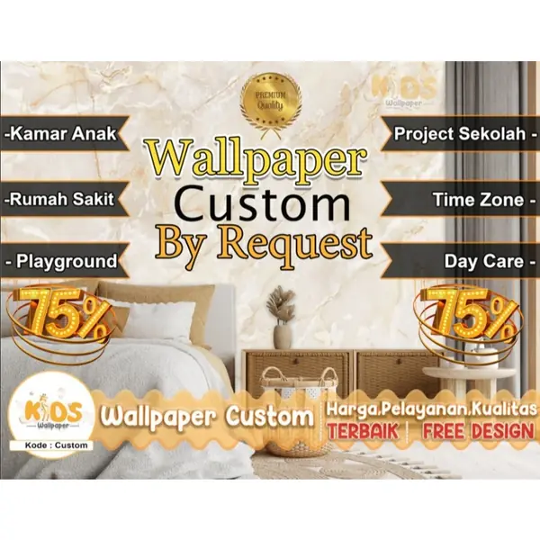 Review Wallpaper Dinding Custom 3D Tema Animals