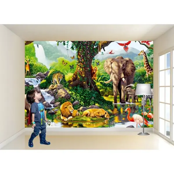 7 Inspirasi Wallpaper Kamar Anak Tema Alam dan Hewan