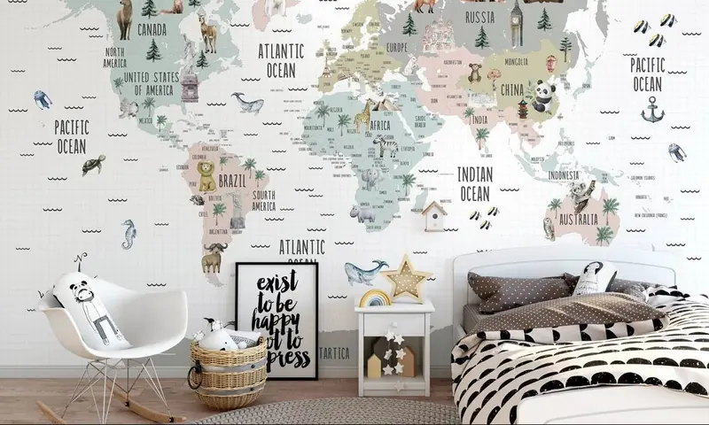 13 Ide Motif Wallpaper Kamar Anak Sesuai Minat dan Usia